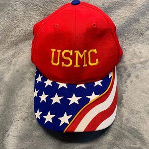 USMC Patriotic American Flag Baseball Hat